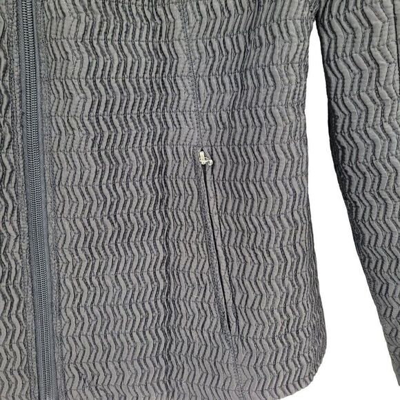 Pendleton Jacket Womens Quilted Formal Textured Zip Up Zip Pockets Black M - Picture 4 of 14